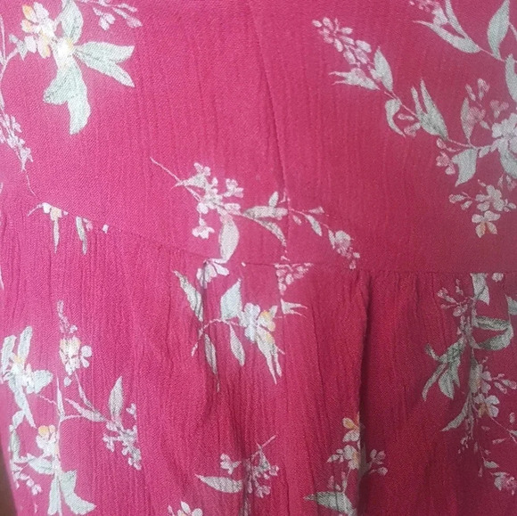 American Eagle  outfitters Pinl floral summers sz S - Picture 11 of 11